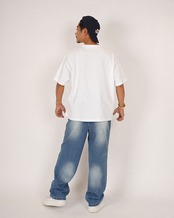 【#Re:room】HIGH WAISTE WIDE DENIM PANTS［REP330］