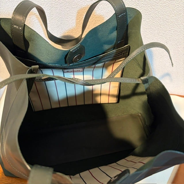 B.stuff 再入荷！シンプル2WAYトートバッグ　シダーウッド