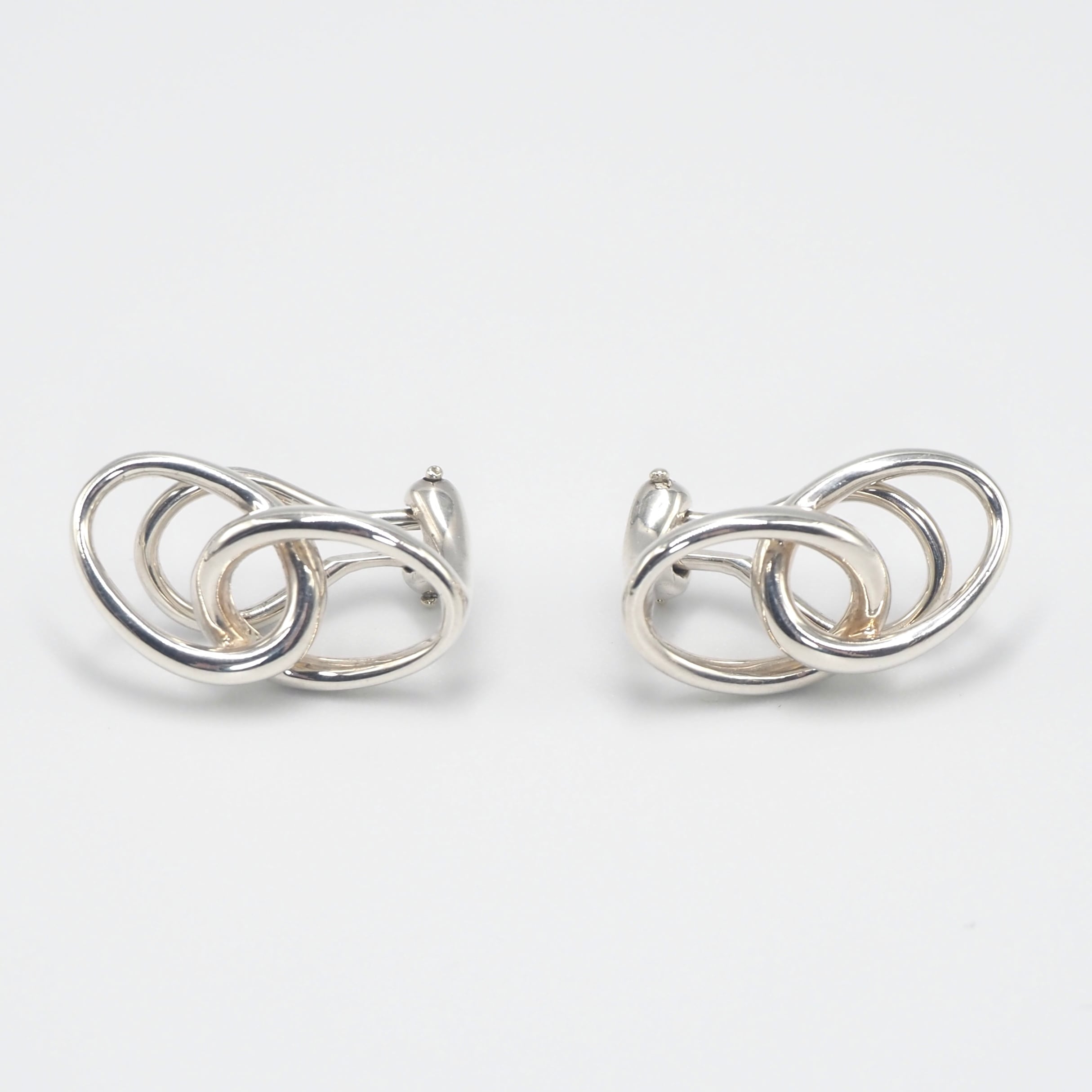 Tiffany&Co. エレサペレッティ ダブルループ イヤリング シルバー925