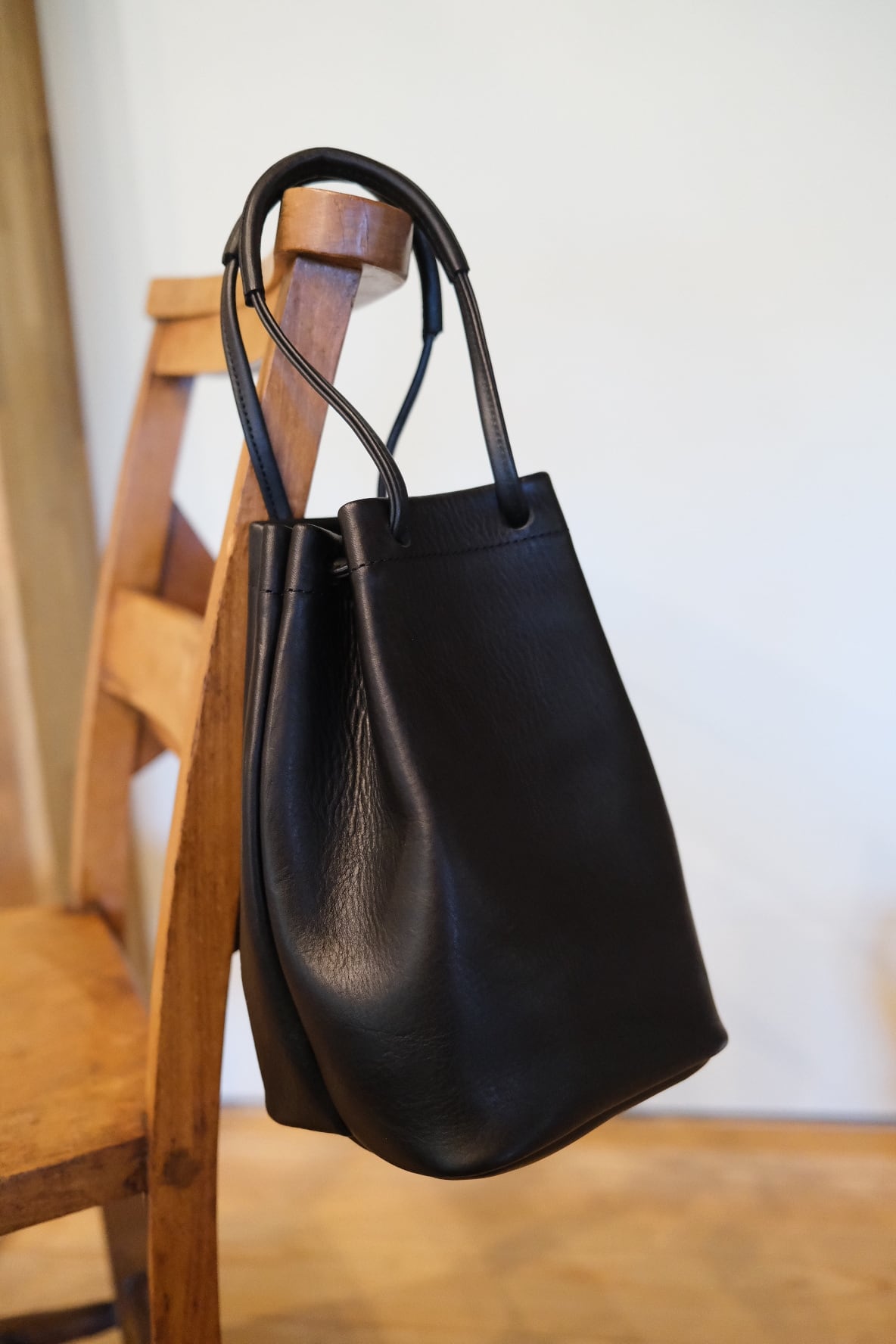 《即納》pot hand bag【black】