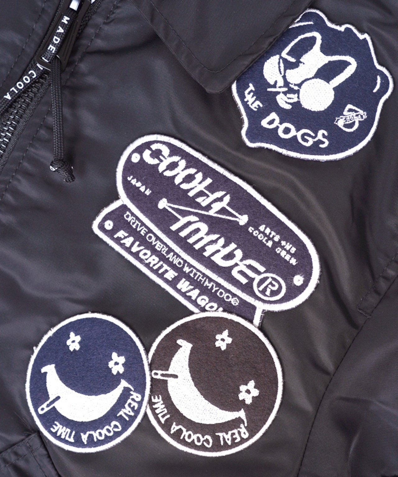 COOLA TM ペイントフライトジャケット (BLACK)　CQ-49045