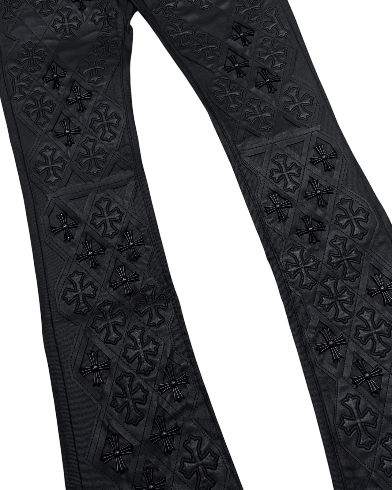 GUAPI / all black relic waxed denim V2