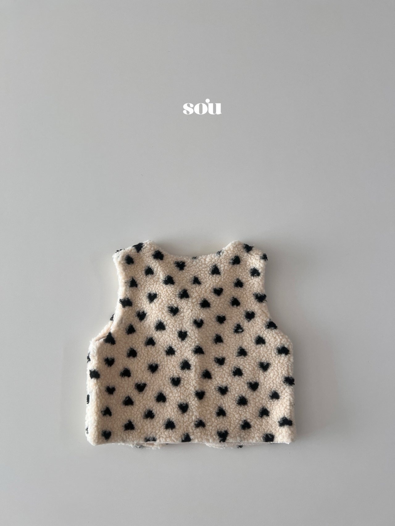 SO U［取寄］heart dumble vest 26winter