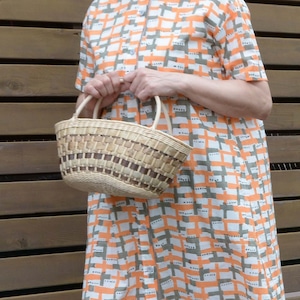 Autumn Basket トート ten  ＋くるみ樹皮（A-13）