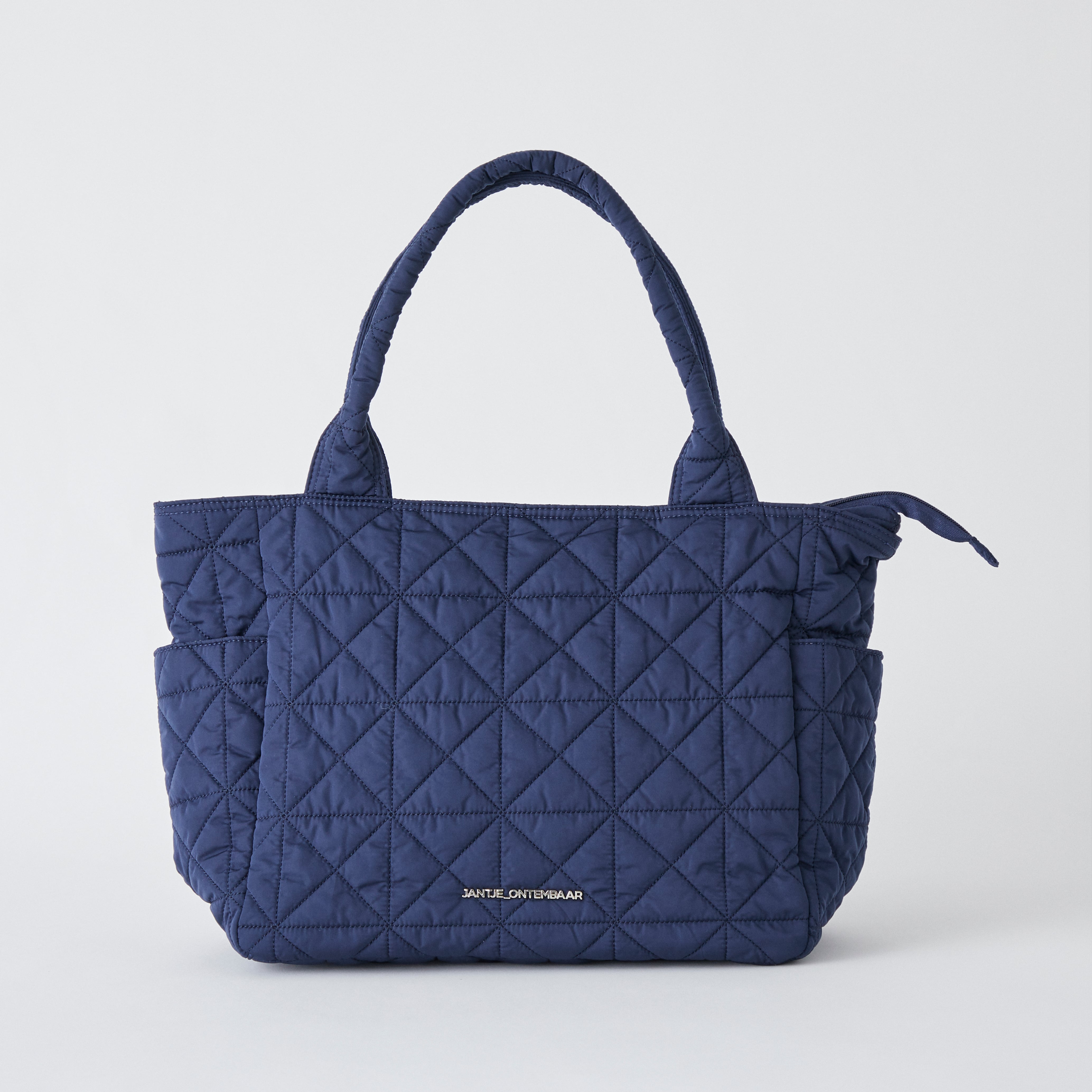 J_O ORIGINALキルティングトートバッグ【Craftsmanship×ネイビー  