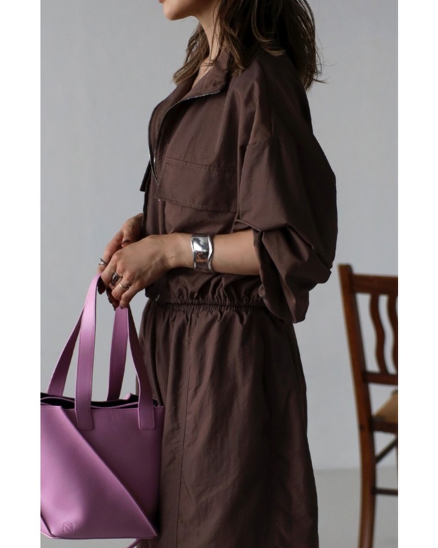 ショート丈フラップポケットブルゾン