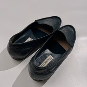 ATELIER RICCO アトリエ リコ 馬革 本革 レザー ローファー スリッポン 8 1/2 /26.5/ブルー系/革靴/シューズ/ホースレザー