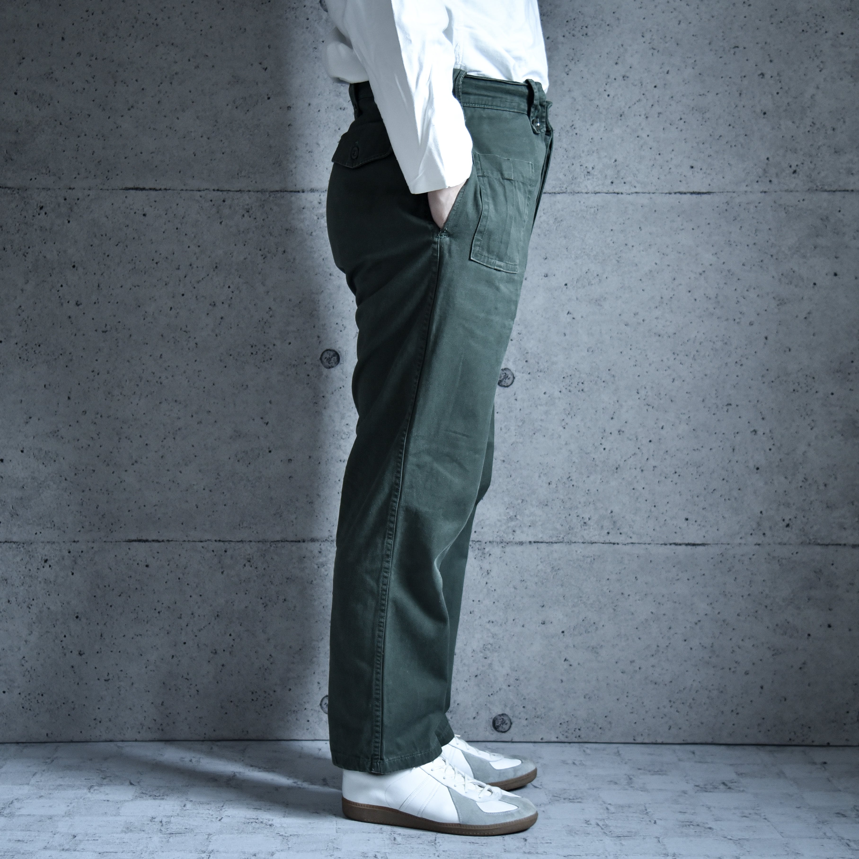 GEVACO ABL1977ベルギー軍フィールドパンツ ハーフカーゴパンツ4DE