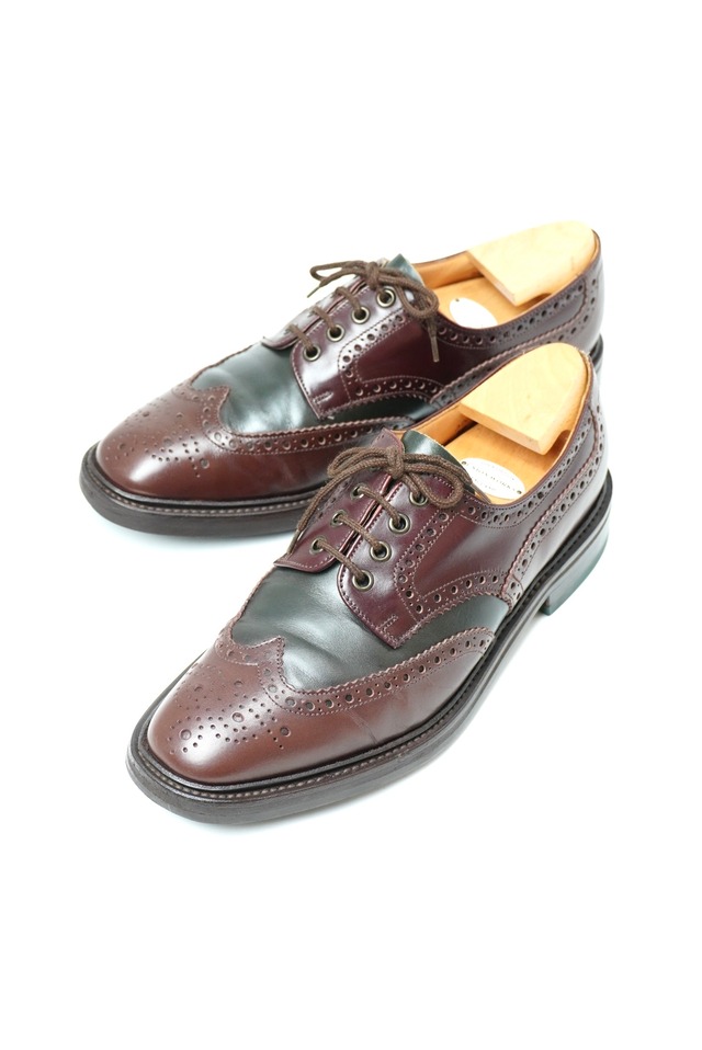 【PEAL&CO.】Darby Full Brogue Brown×Green  8h D (Second Hand)