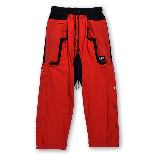 T.C.R EQUIPMENT SHELL JOGGER V3 - RED/BLACK