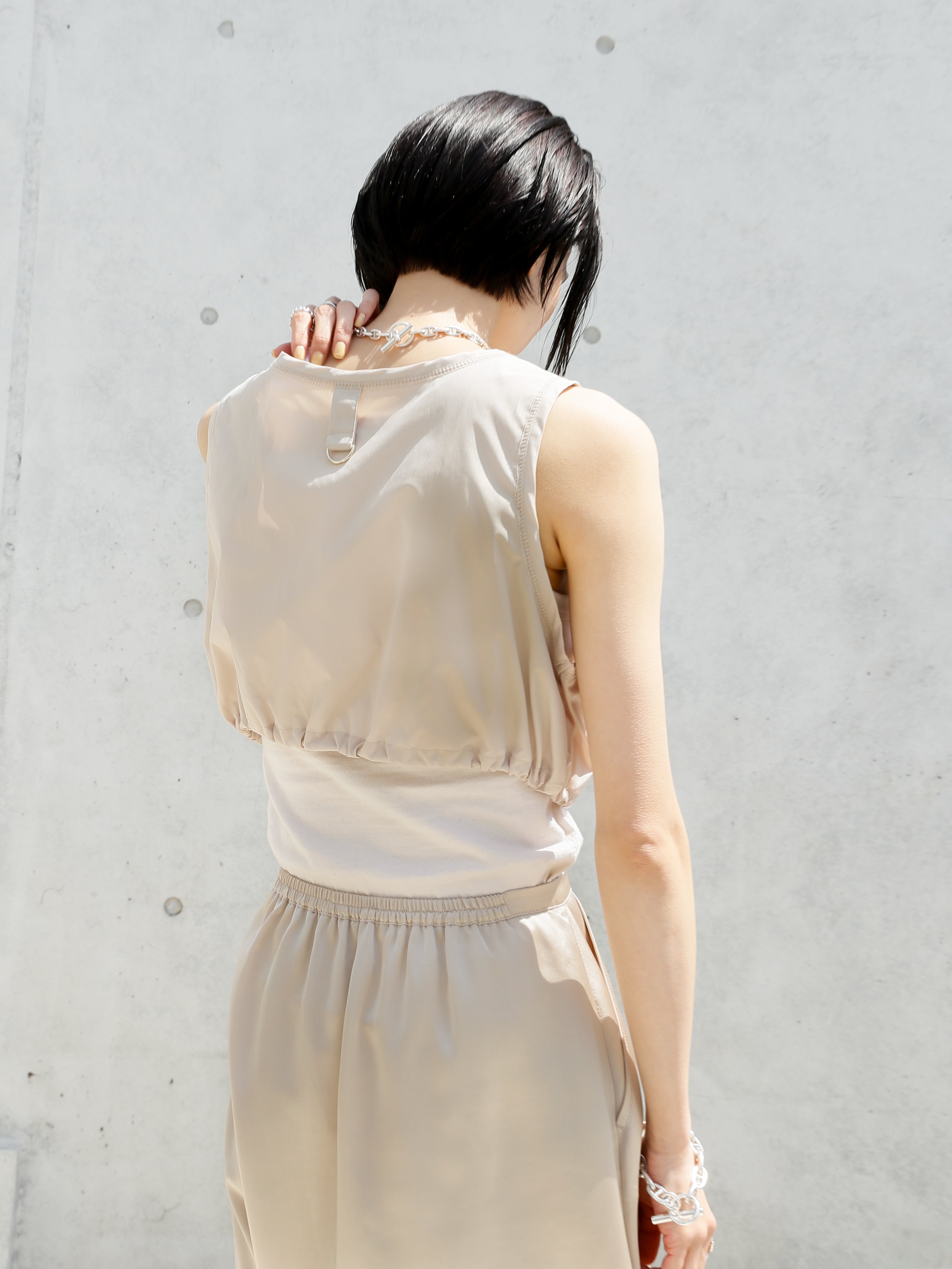 cropped fishing vest | Katrin TOKYO