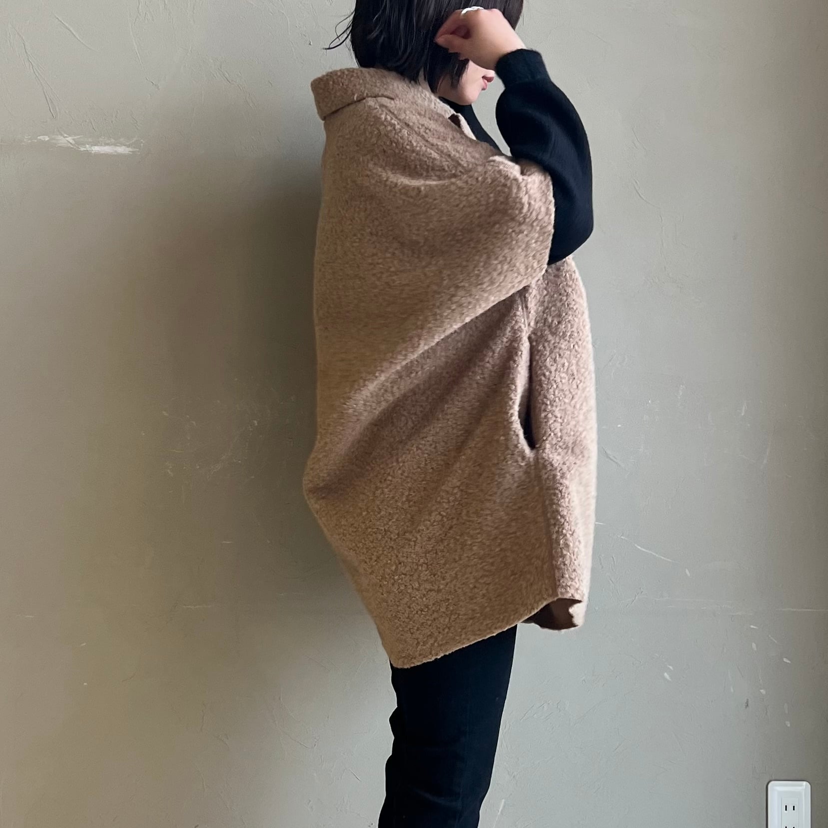 CYNICAL 】ボアスライバーリバーシブルポンチョ | valance 福井