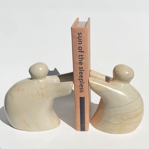 Soapstone bookends