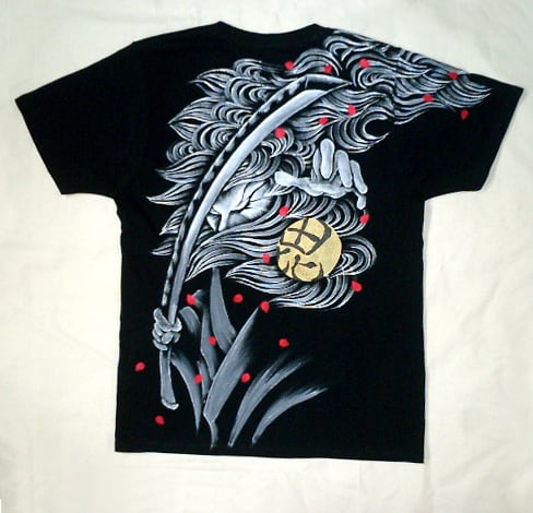長尾景虎 | 手描きTシャツ羽吹和家