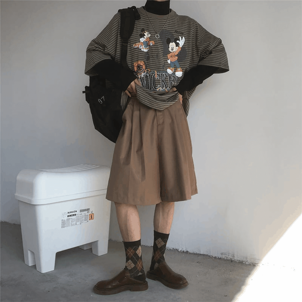 C2全3色ユニセックススラックスハーフパンツ