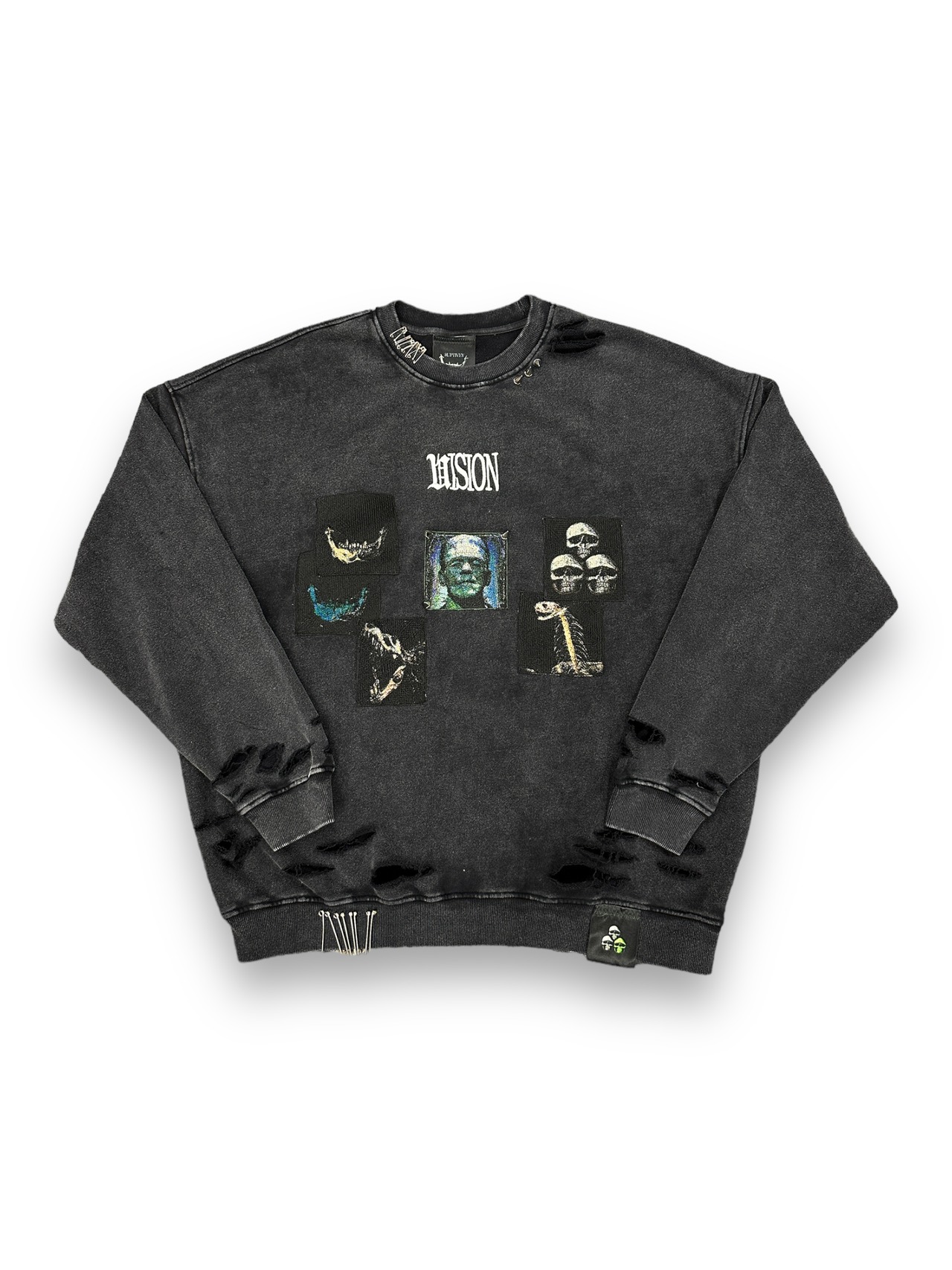 【RUPTIVEY】embroidered damage sweat "幻界"