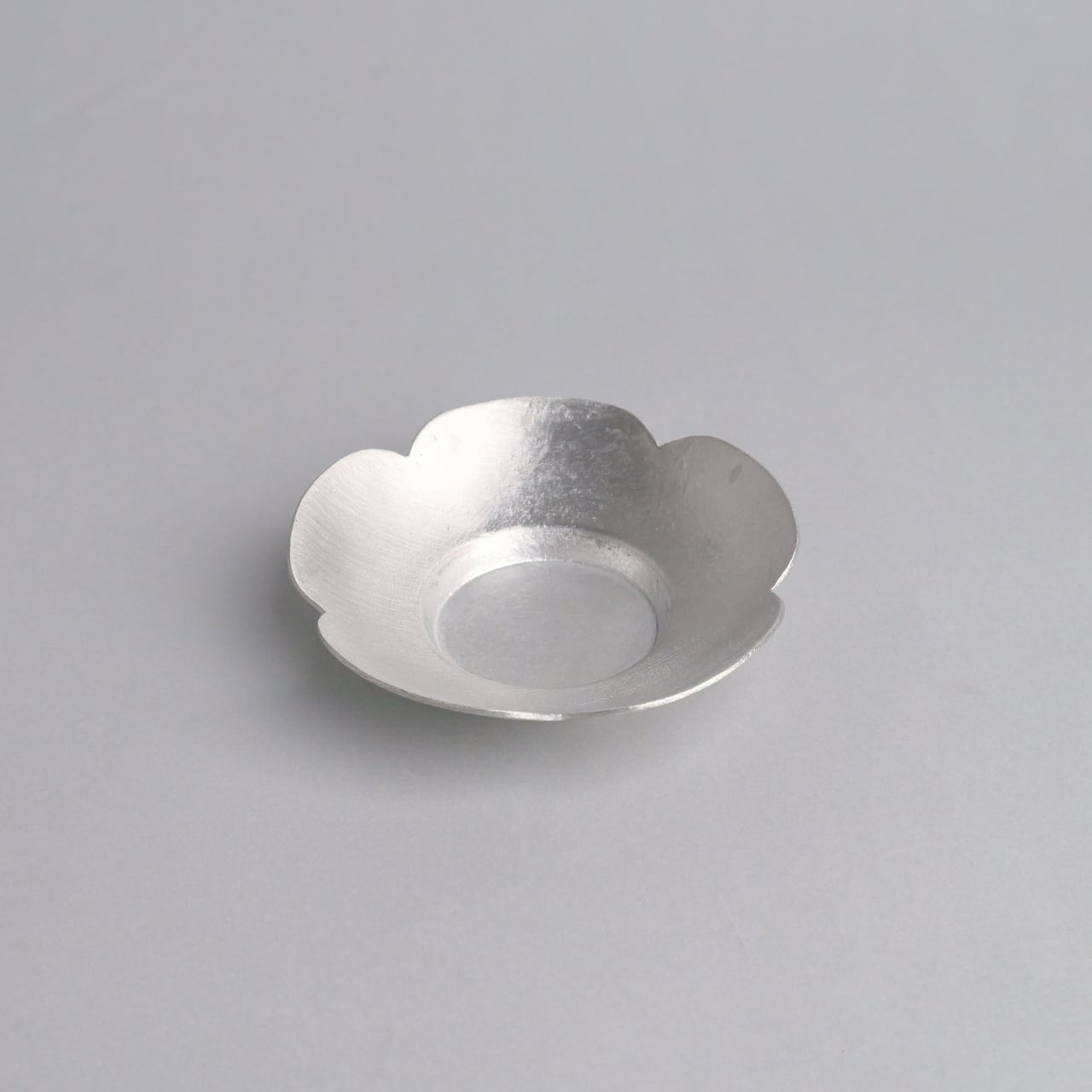 茶托 純錫 手打ち 梅