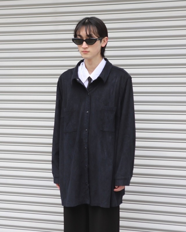 over size fade shirt blouson