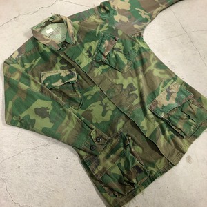 1960'S US ARMY JUNGLE FATIGUE CAMO RIP STOP JACKET