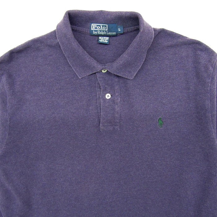 古着 ラルフローレン Polo Ralph Lauren 長袖ポロシャツ ワンポイント