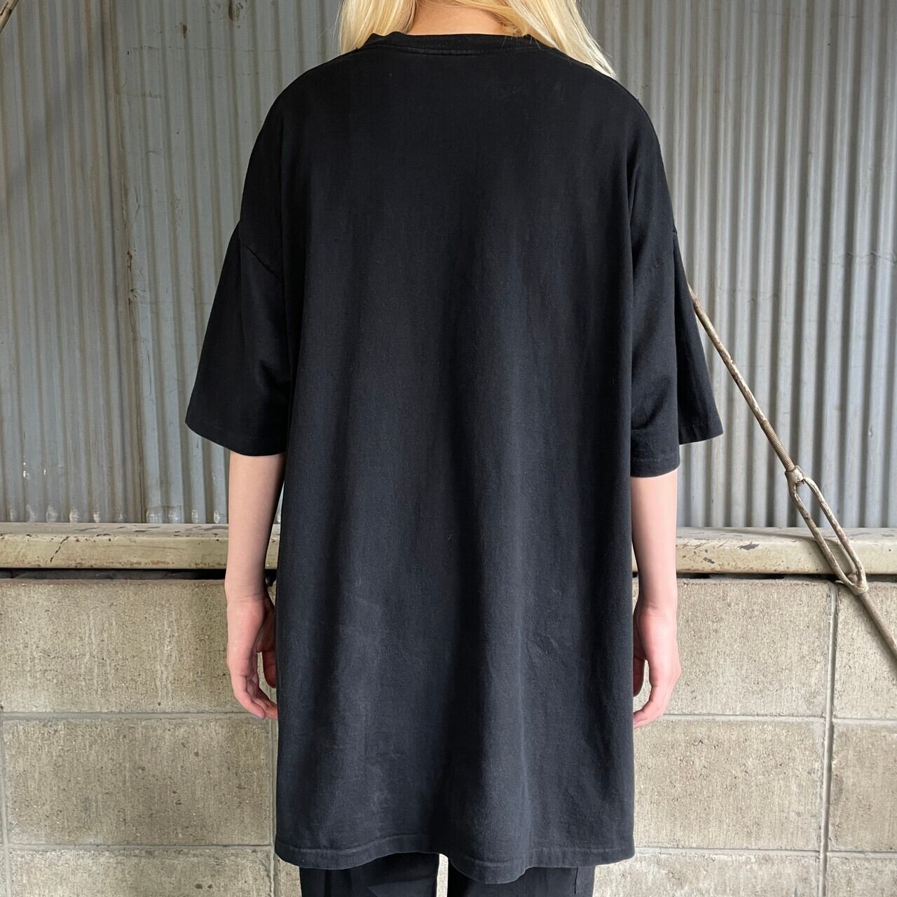 4th  Vintage Black Inside Out Tee Tシャツ
