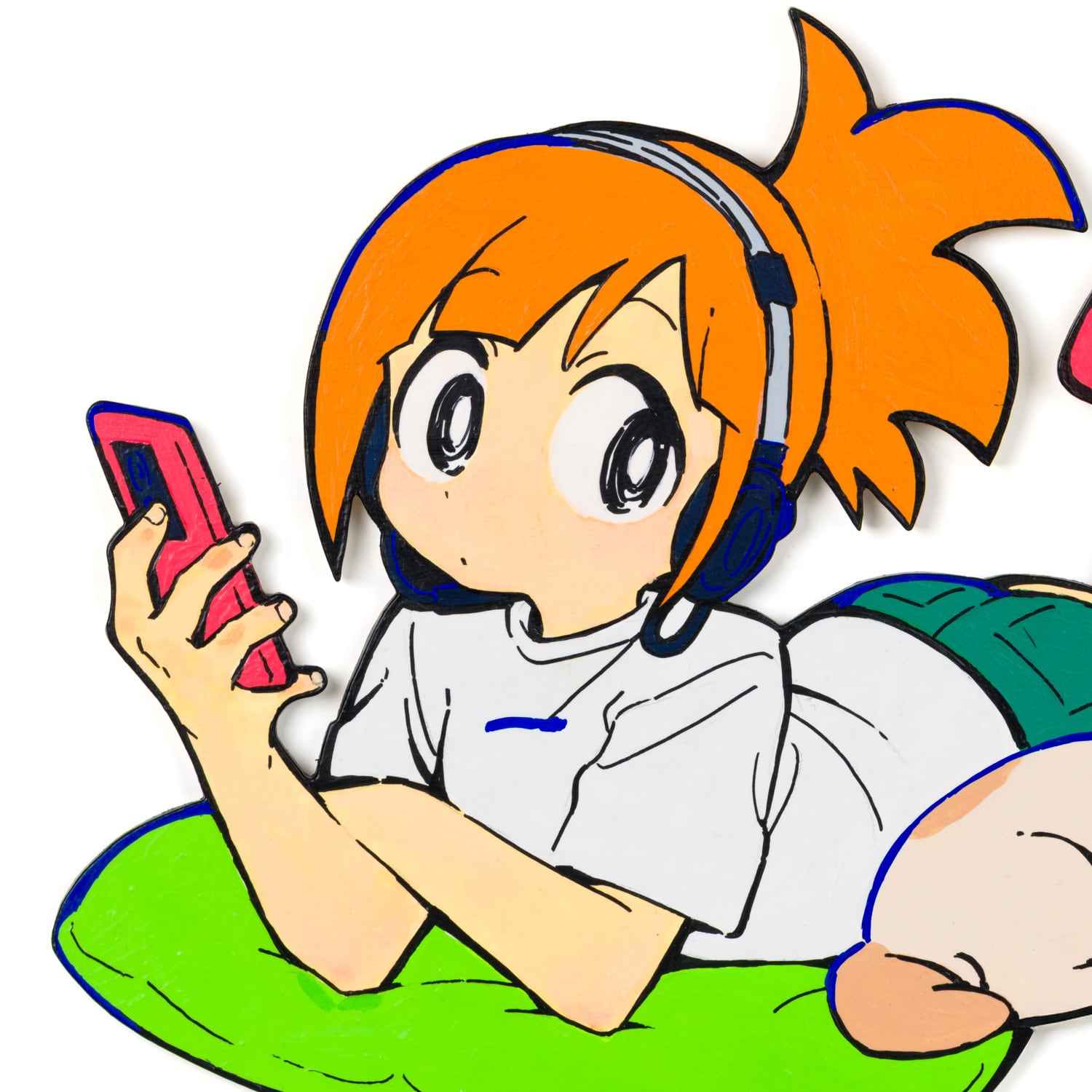 会場売約済】magodesu 原画D いぬさんとKICKちゃんの夏 おひるね