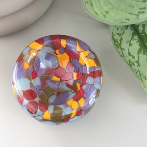 Maria Ida Designs "Glass Blown Jester Bubble Bowl"