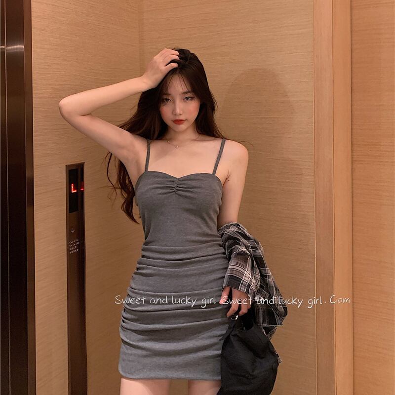 スリムウェストショートスカート サマースタイルドレス 夏物 ドラファッションホール55589831337