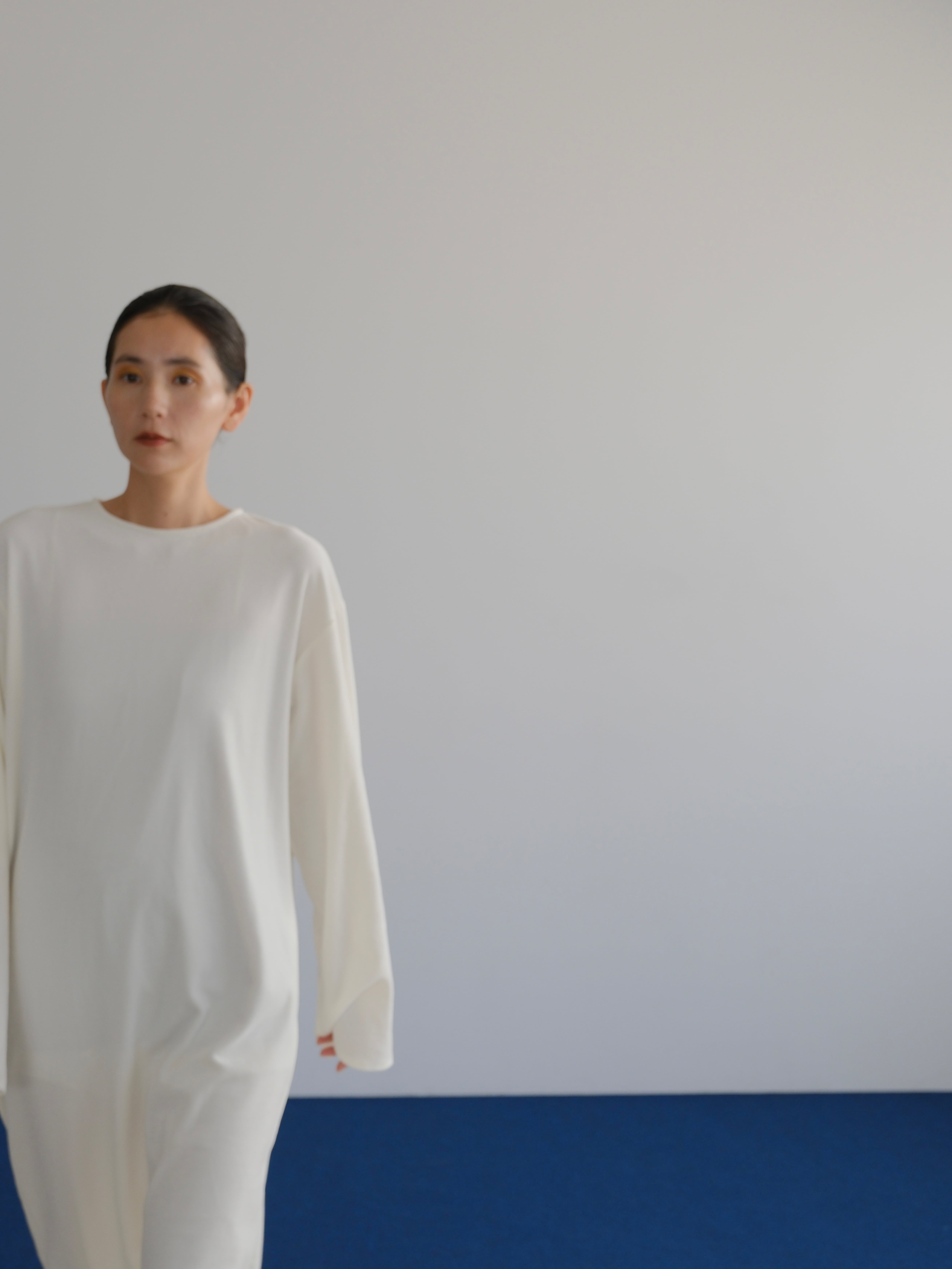 ワンピース aere organic cotton velour one-piece organic cotton velour one-piece ( white ) - made in Japan - | aéré