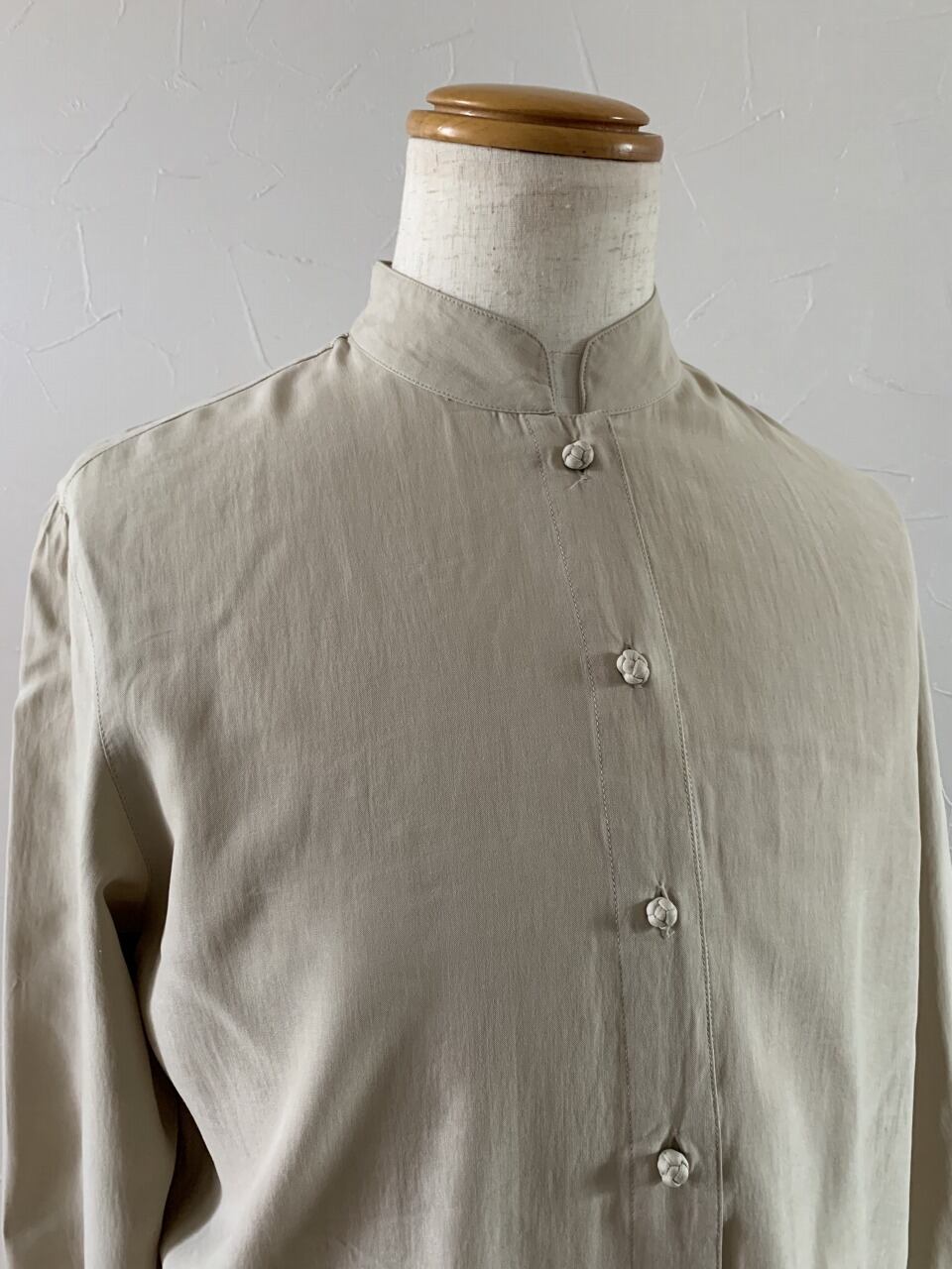 1990's Silk China Long Sleeve Shirt