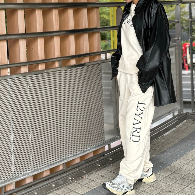 ★OUTLET★ 12YARD ロゴスウェットパンツ