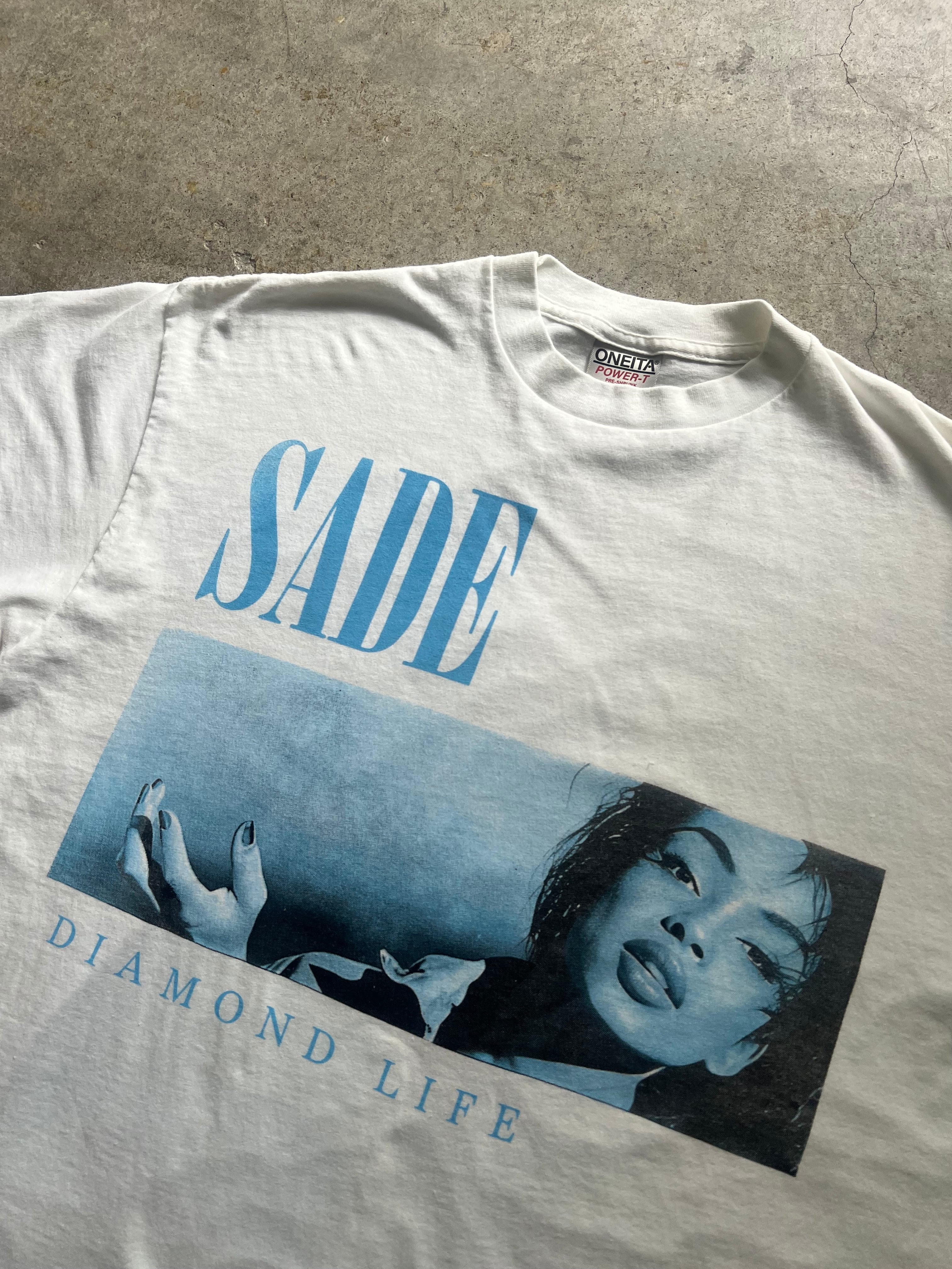 d*z様 SADE Diamond Life Tシャツ ONEITA SADE DIAMOND LIFE シャーデー Tシャツ XL ホワイト 白 ONEITA | Léon