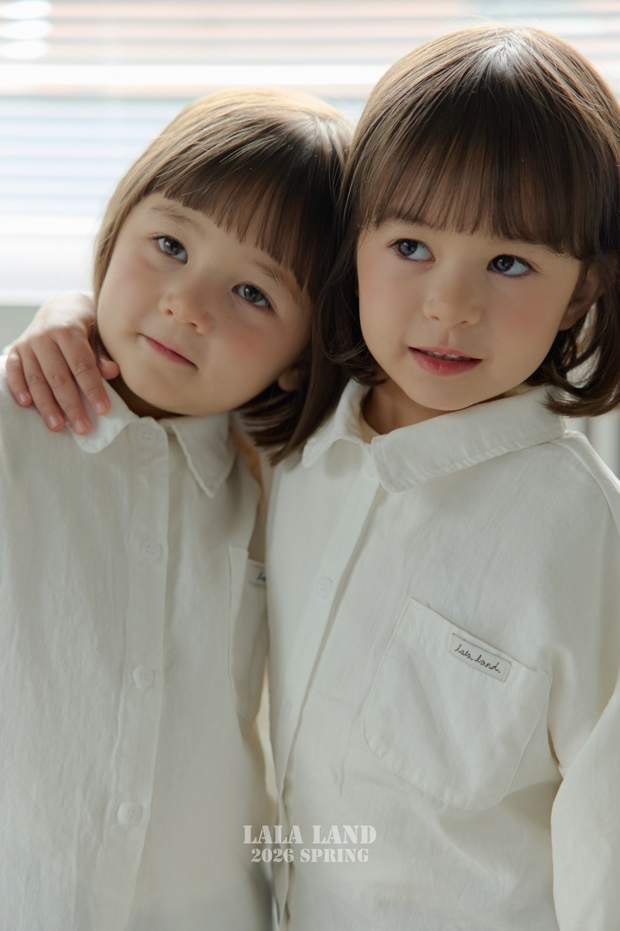 LALALAND 26/SS (Kids)Round-collar shirt