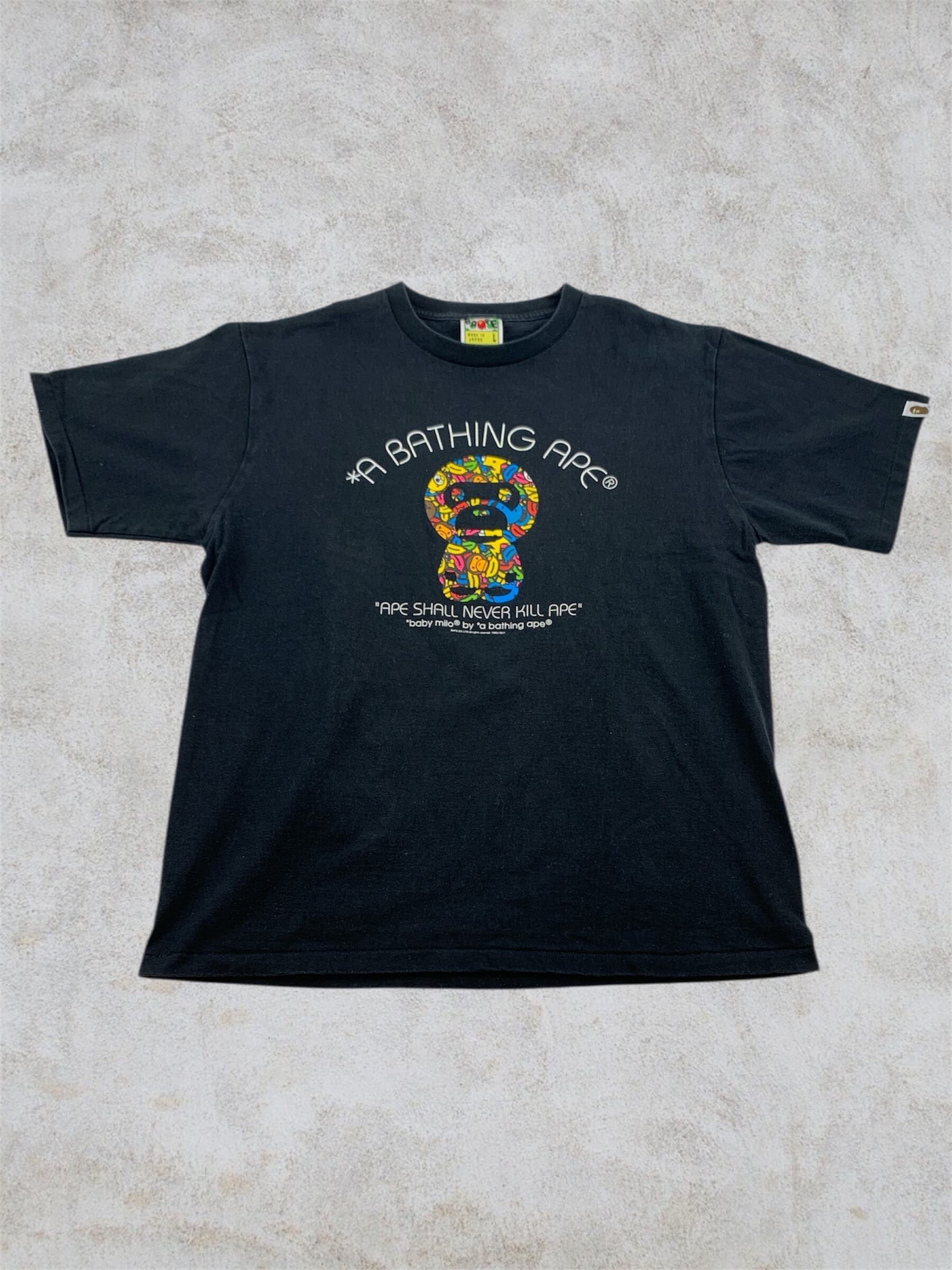 00s STUSSY/Kids photo Tee/M/Mexico製/キッズフォトT/Tシャツ