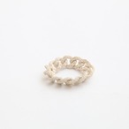 simmon／Knit Ring_White