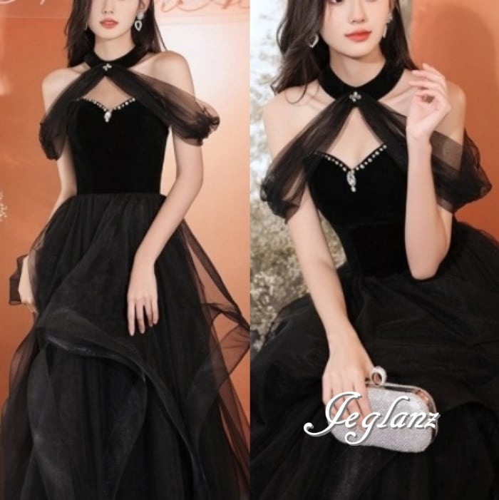 キラキラ ビジュー ドレス oqiooipo dress