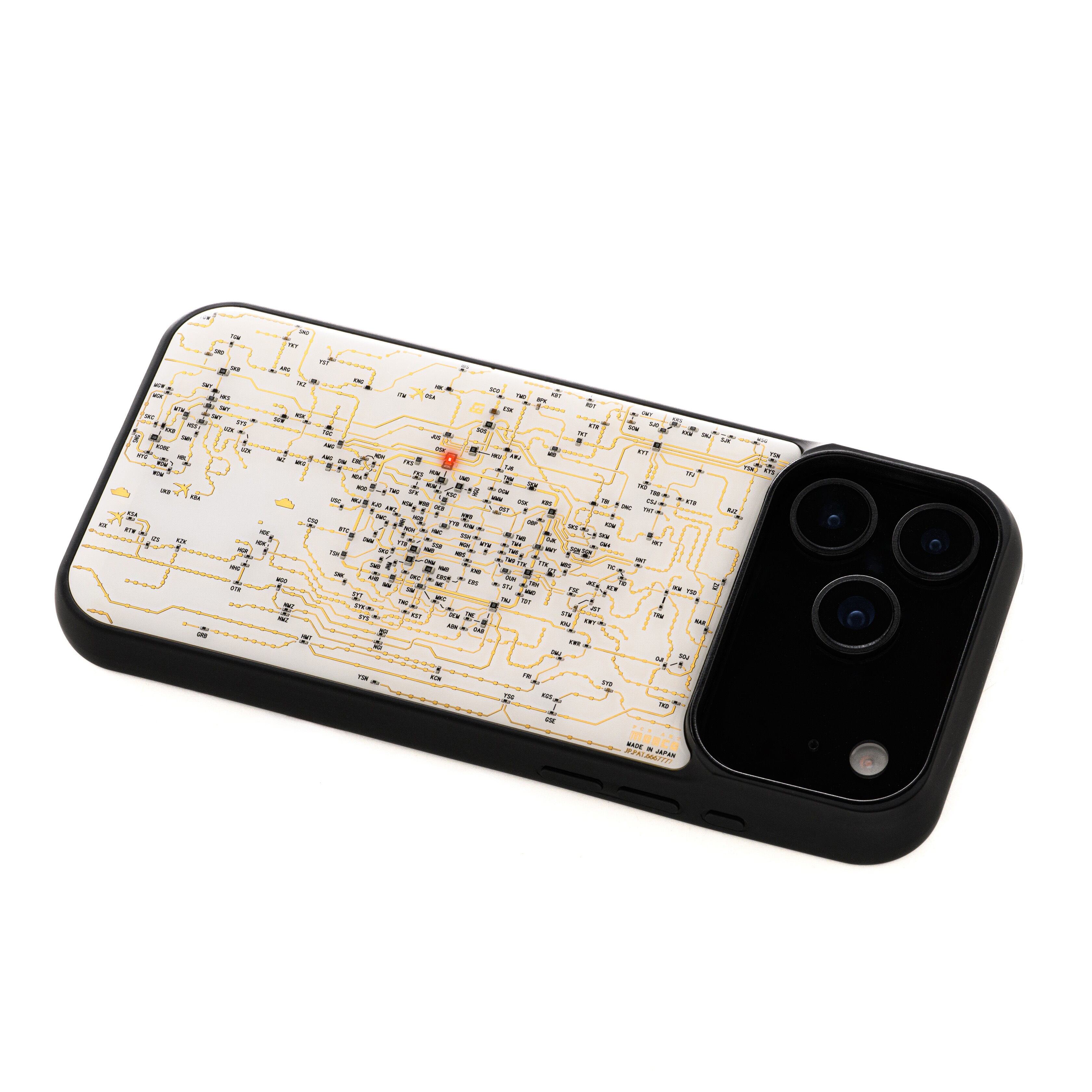FLASH 関西回路線図 iPhone 17 Pro Max ケース | PCB ART moeco