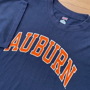 【SOFFE】カレッジ オーバーン大学 AUBURN アーチロゴ Tシャツ XL US古着