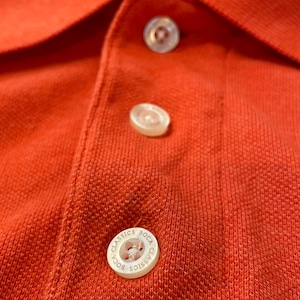 【BOCA】XXL オーバーサイズ ポロシャツ オレンジ 3つボタン US古着 アメリカ古着