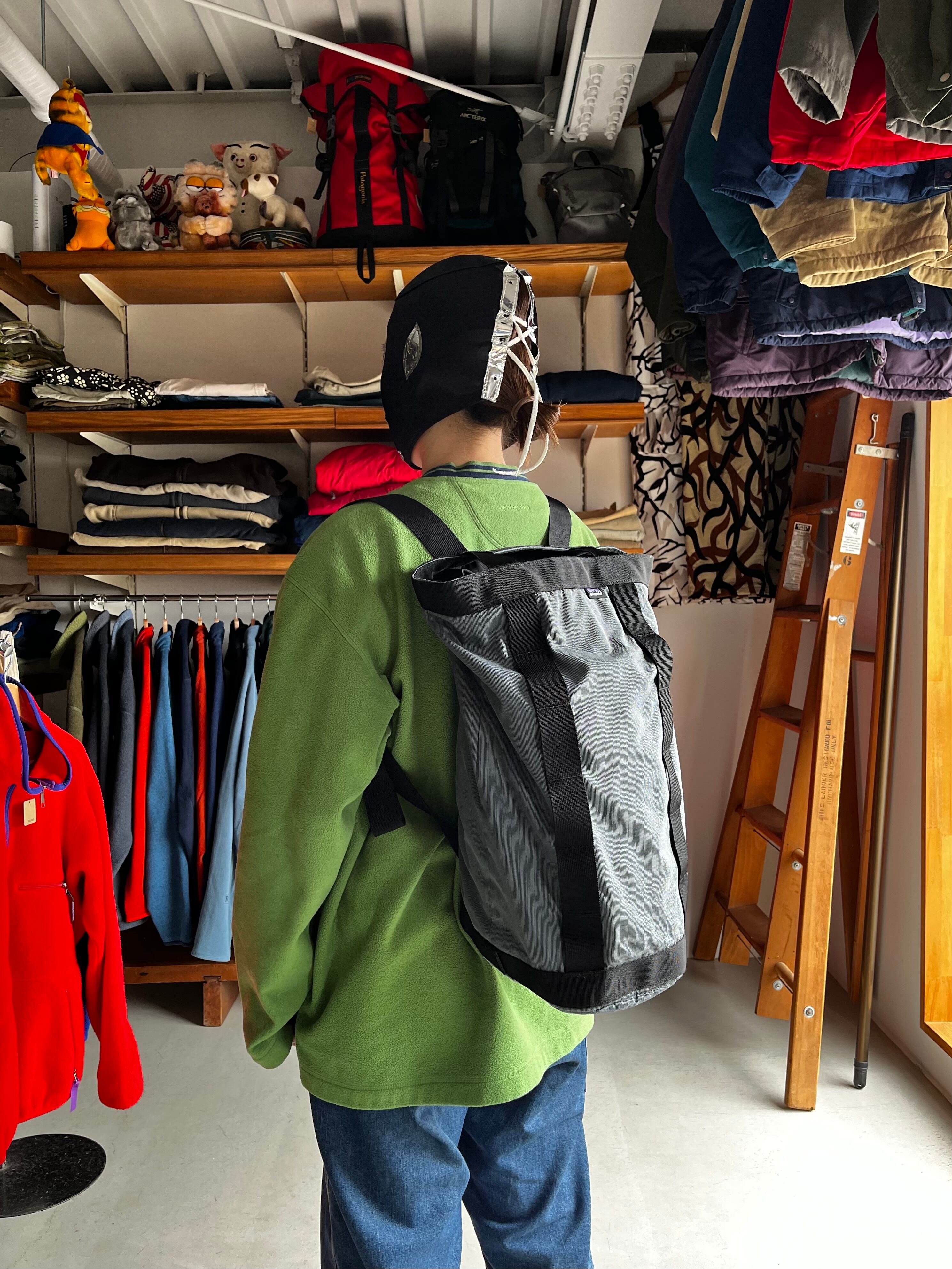 グレー×ブラック：00s patagonia パタゴニア TOOL SACK ツールサック