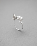 白梅の花 リング