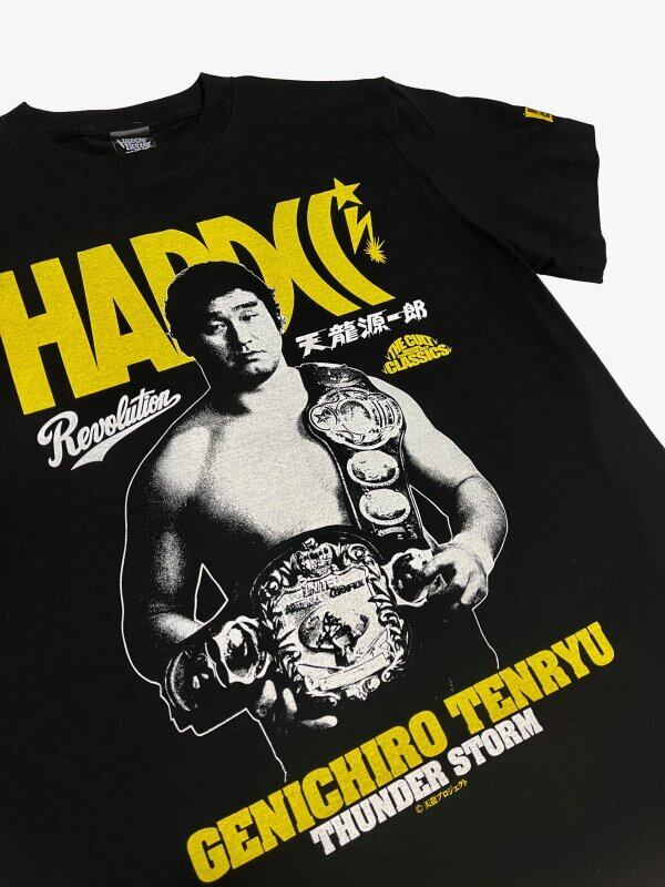 天龍源一郎 プロレス Tシャツ フィギュア チャンピオン ハードコアチョコレート