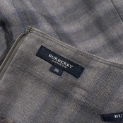BURBERRY LONDON バーバリー ロンドン チェック柄 フレア スカート サイズ 38 /グレー系/台形 ミニスカート/三陽商会