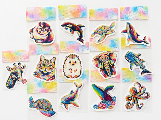 A-103/26】原画 絵画 動物画 ウミガメ カラフル キャンバス 真作