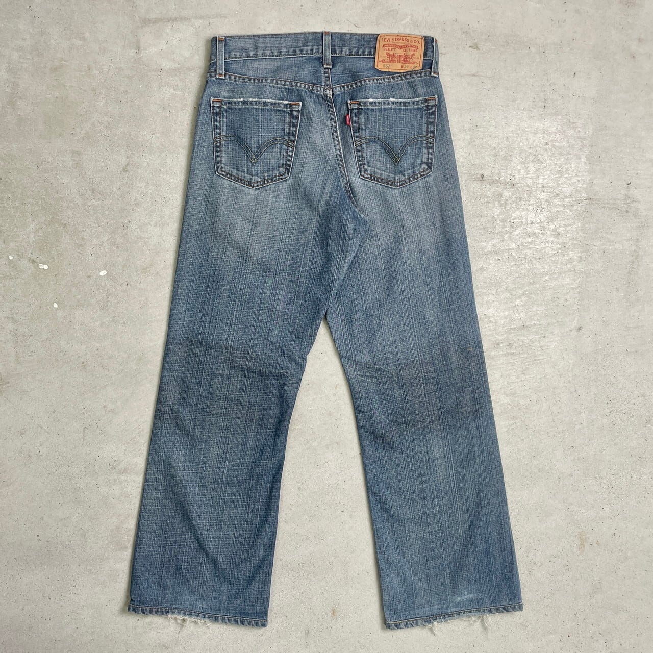 希少2000s リーバイス567 ルーズブーツカット W34 Y2K 00s 00年代 Levi's リーバイス 567 フレアデニムパンツ LOOSE BOOT CUT