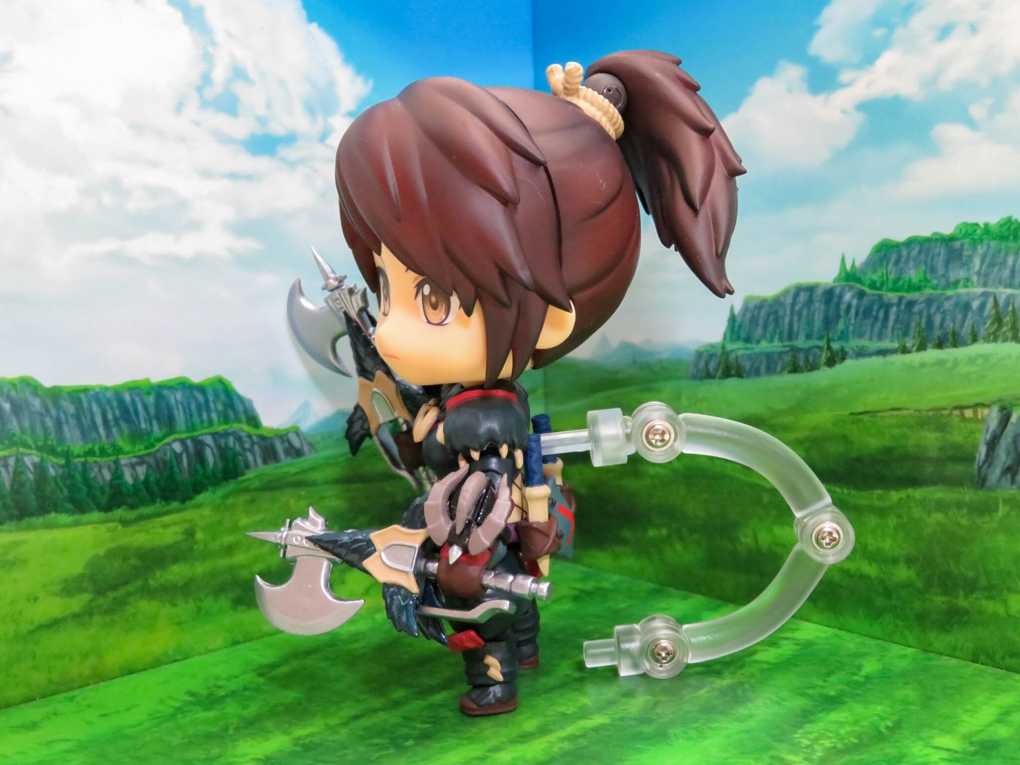 再入荷【1284DX】 ハンター♀ ナルガα Ver. DX 髪パーツ ポニーテール