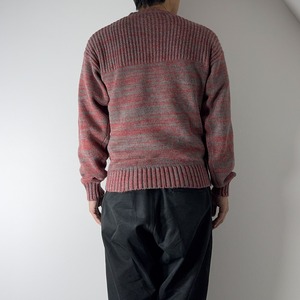 90s Arrow acrylic knit sweater M 古着
