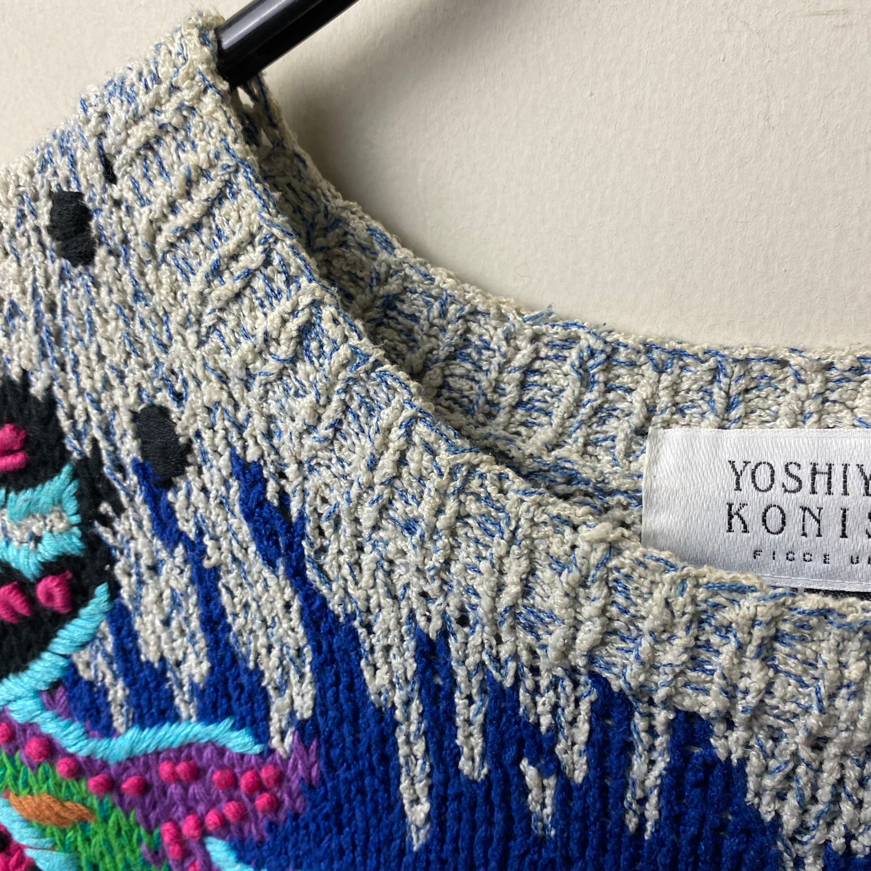 vintage FICCE “hand knit” sweater | NOIR ONLINE