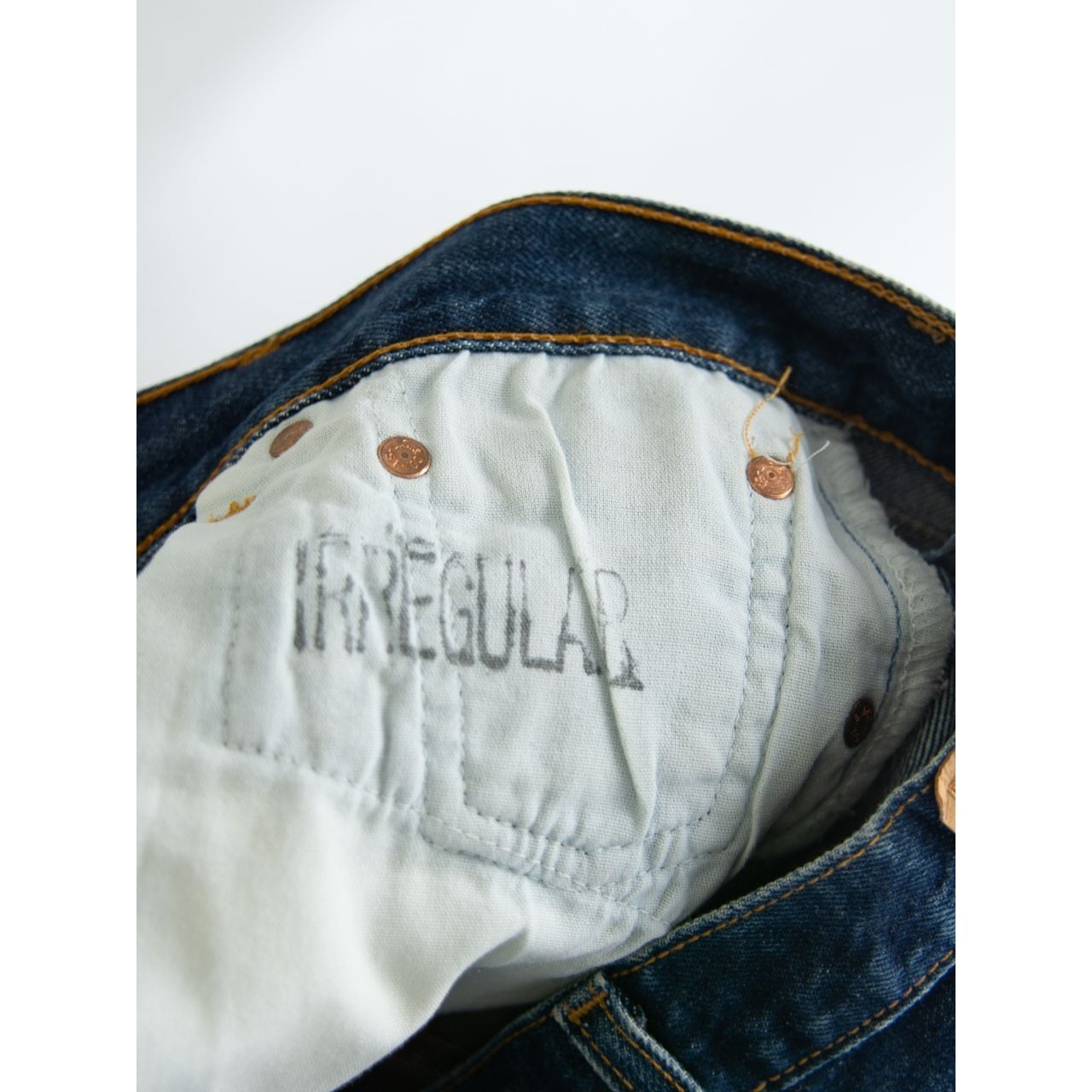 【LEVI'S 501 FOR WOMEN IRREGULAR】Made in U.S.A. straight denim pants W30 L32（リーバイス イレギュラー品 アメリカ製ストレートデニムパンツ ジーンズ）1d