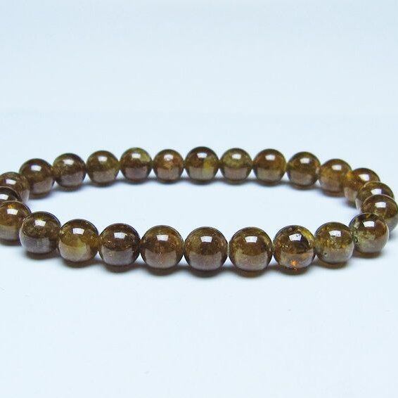 ツァボライト ブレスレット 8mm 一点物 メール便可 111-49735